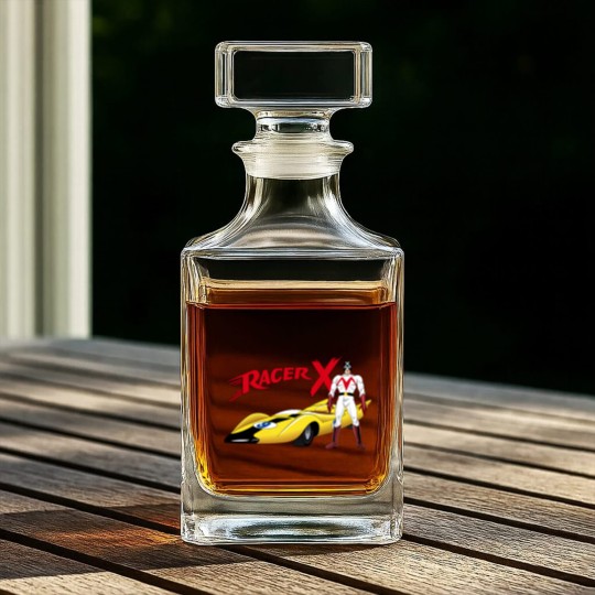Discover Racer X Tribute to Original 60s Speed Racer Cartoon Series Whiskey Decanters