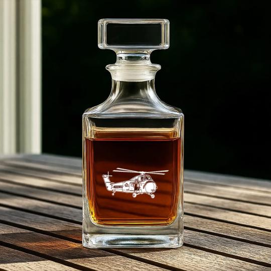 Discover Sikorsky UH 34d Helicopter Whiskey Decanters Whiskey Decanters