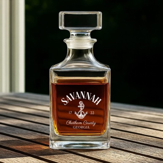 Discover Savannah Georgia Whiskey Decanters, Soft and Comfortable Whiskey Decanters