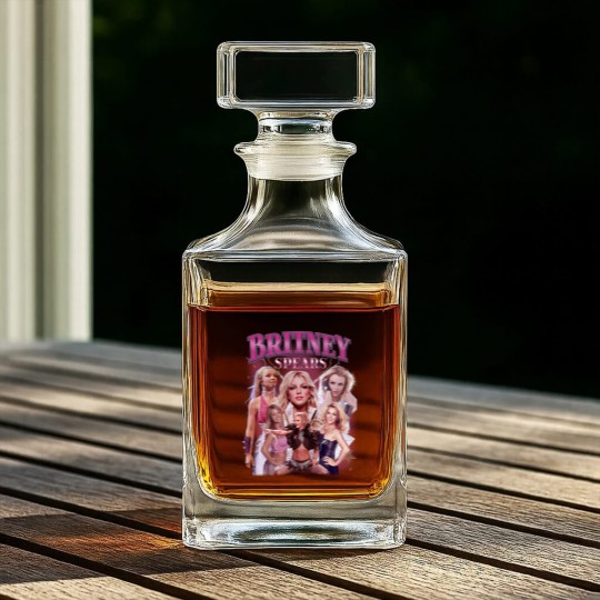 Discover Britney Spears bubblegum Unisex Whiskey Decanters, Britney Spears Merch