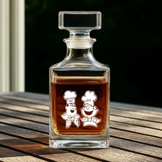 Discover Burger Chef And Jeff Whiskey Decanters Whiskey Decanters