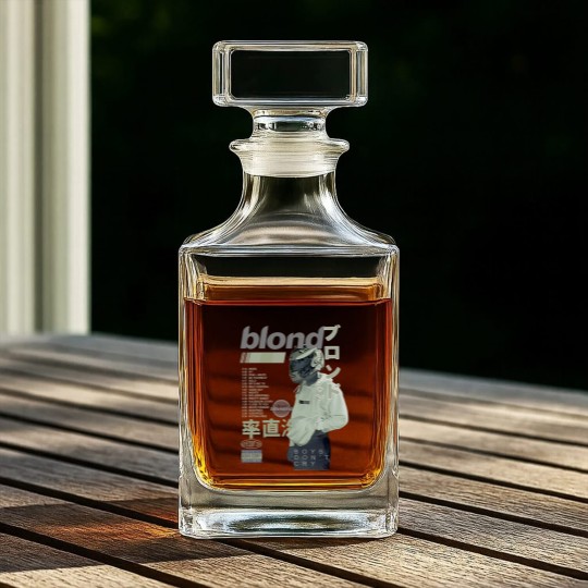 Discover Frank Ocean Blond Album Whiskey Decanters , Frank Blond Vintage 90s Whiskey Decanters