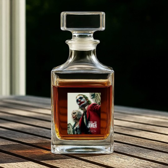 Discover Joker 2 Movie Unisex Whiskey Decanters , Joaquin Phoenix And Ld ga Whiskey Decanters