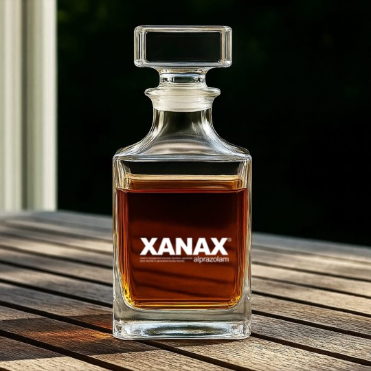 Discover Xanax Whiskey Decanters