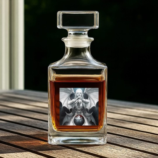 Discover Grimes Original Miss Anthropocene Cover Premium Whiskey Decanters