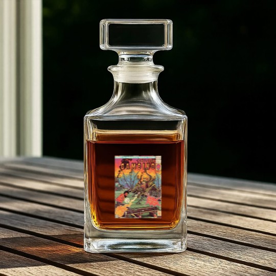 Discover Comic World Tour Gambino  Comic World Tour Gambino Whiskey Decanters