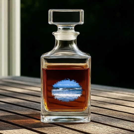 Discover Seal Rock Oregon Coast On Pacific Ocean For Whiskey Decanters
