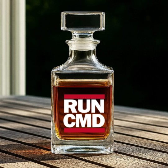 Discover RUN CMD Whiskey Decanters