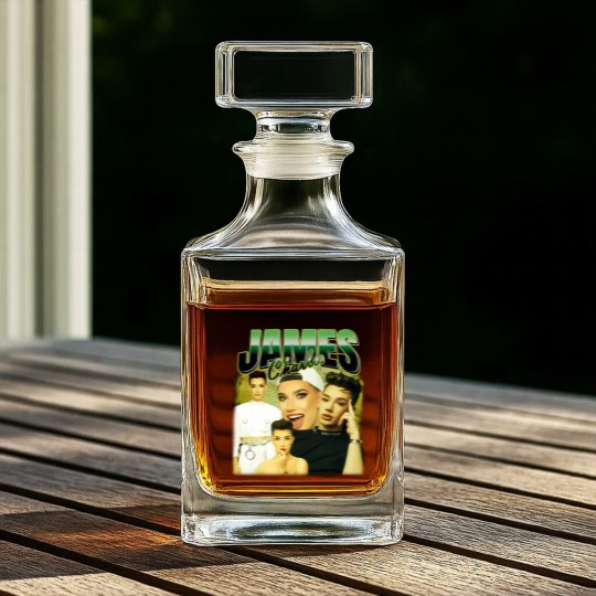 Discover Vintage 90s James Charles Whiskey Decanters, James Charles Whiskey Decanters,