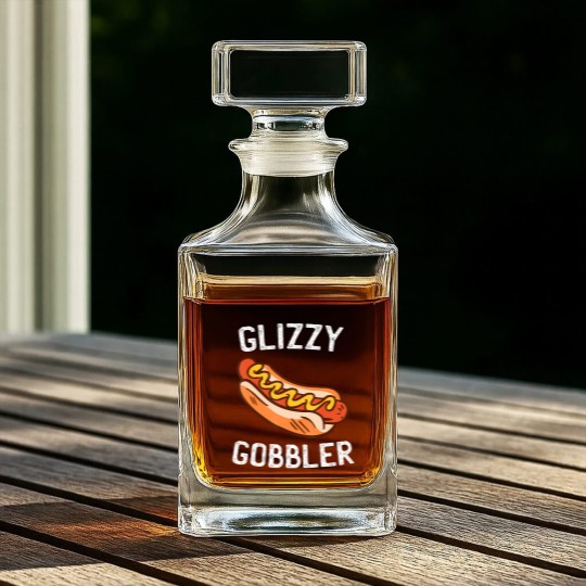 Discover glizzy gobbler Whiskey Decanters
