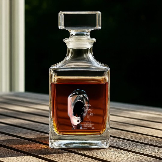 Discover The Pink Wall Poster Whiskey Decanters