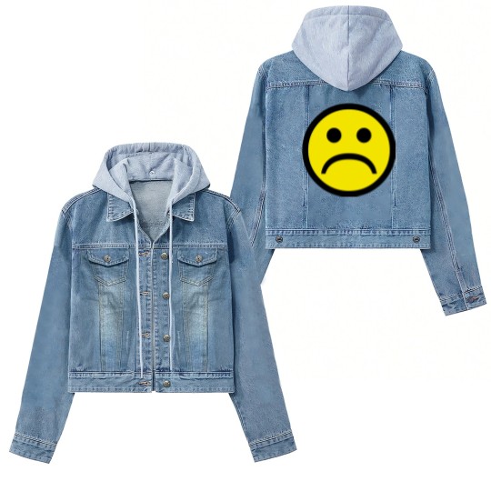 Discover Sad Face Women's Denim Jackets