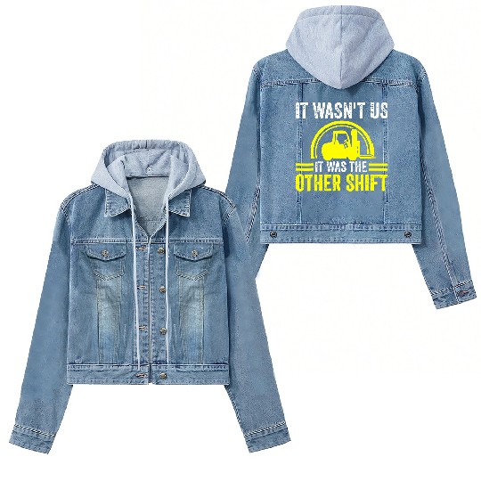 Discover Forklift Driver Forklift Operator Women's Denim Jackets
