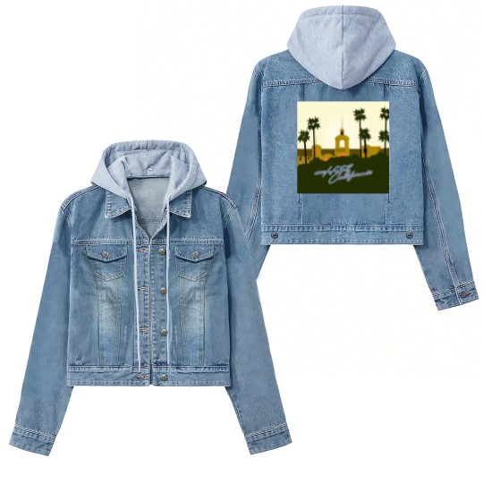 Discover Eagles Hotel california Women's Denim Jackets