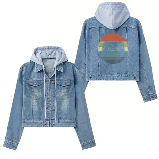 Discover Video Gamer Retro Video Game Controller Women's Denim Jackets