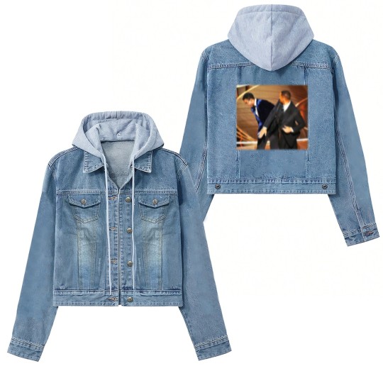 Discover Will Smith Slap Chris Rocks At Oscar Essential Women's Denim Jackets