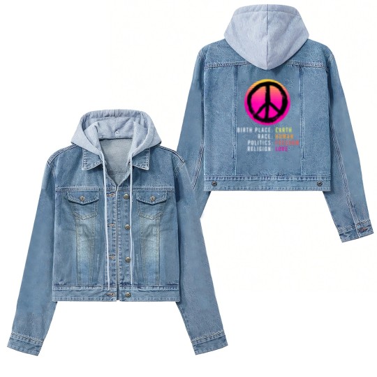 Discover Birthplace Earth-Race Human-Equality Women's Denim Jackets