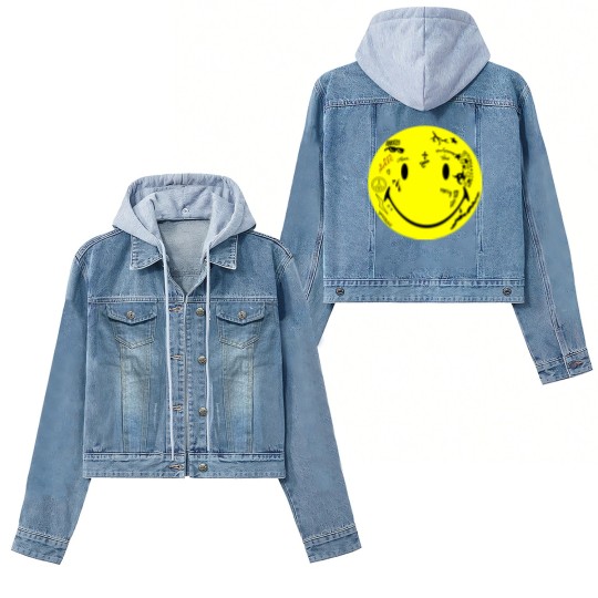 Discover Lil Wayne Tattoo Smiley Women's Denim Jackets