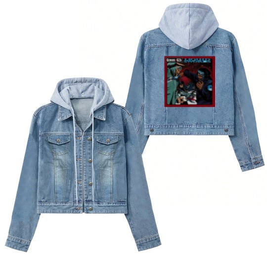 Discover Vintage Genius GZA liquid swords hip hop RETRO Women's Denim Jackets