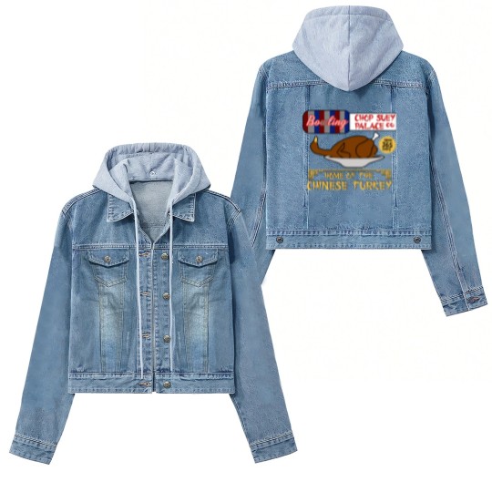 Discover Bo Ling Chop Suey Palace - A Christmas Story - Women's Denim Jackets