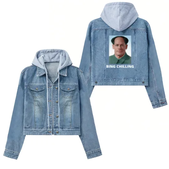 Discover John Xina Bing Shi Ling Ice-cream meme - Bing Shi Ling - Women's Denim Jackets
