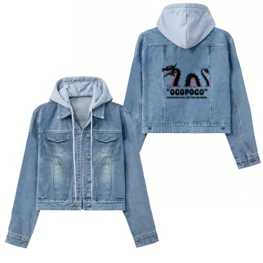 Discover "Ogopogo" - Okanagan Lake, British Columbia - Okanagan Lake British Columbia - Women's Denim Jackets
