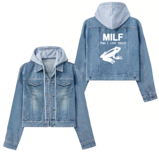 Discover man i love frogs - Man I Love Frogs - Women's Denim Jackets
