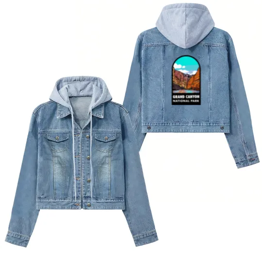 Discover Grand Canyon National Park Badge Women's Denim Jackets