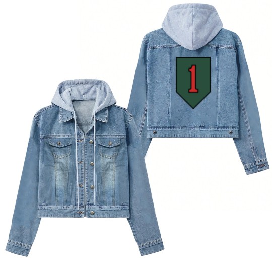 Discover "The Big Red One" 1st Infantry Division Insignia - Big Red One - Women's Denim Jackets