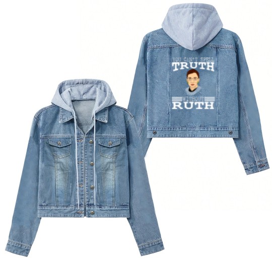 Discover Notorious RBG Women's Denim Jackets Ruth Ginsburg Court Women's Denim Jackets