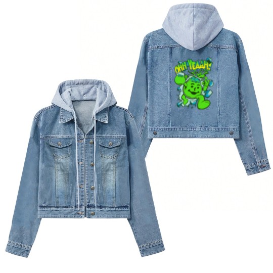 Discover OHH YEAH! Kool Aid Lime Classic Women's Denim Jackets