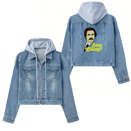 Discover Stay Classy! - Anchorman - Women's Denim Jackets