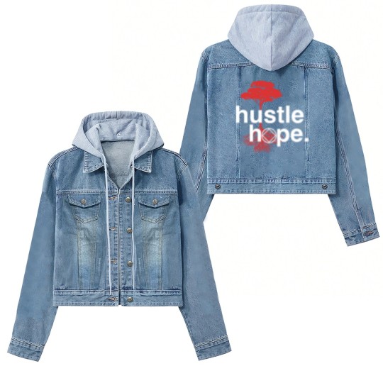 Discover Hustle Hope NA Symbol Narcotics Anonymous NA Gifts Women's Denim Jackets Women's Denim Jackets