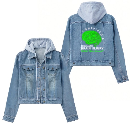 Discover Traumatic Brain Injury People With Brain Injury Women's Denim Jackets