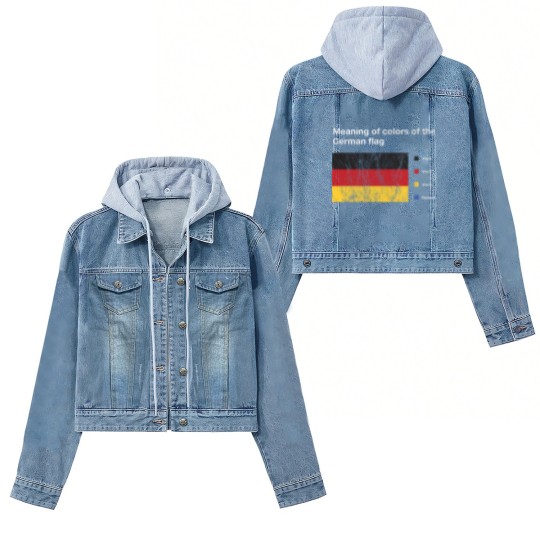 Discover Meaning Of Colors Of The German Flag Meme for Women's Denim Jackets