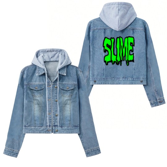 Discover Slime, nothing but pure disgusting slime Women's Denim Jackets