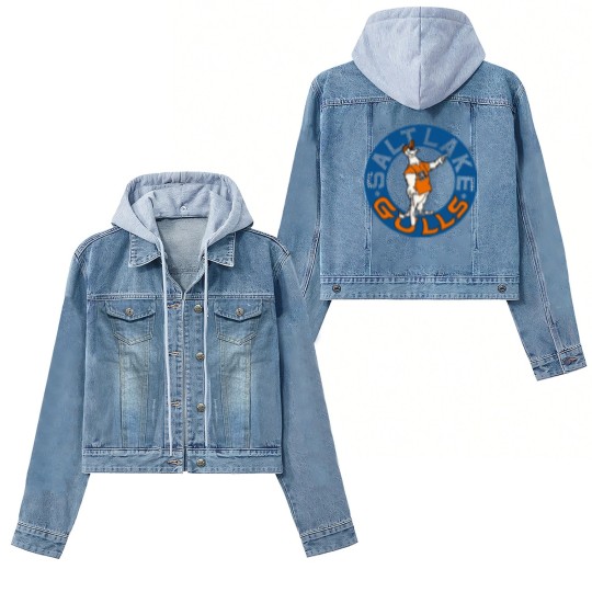 Discover Defunct - Salt Lake Gulls Baseball 1977 - Salt Lake City - Women's Denim Jackets