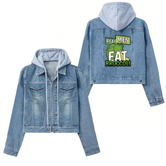 Discover Real Men Eat Broccoli - Men - Women's Denim Jackets