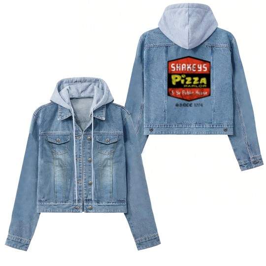 Discover Pizza Women's Denim Jackets, Shakeys (vintage) Essential Women's Denim Jackets, Shakeys Pizza Unisex Heavy Cotton Women's Denim Jackets