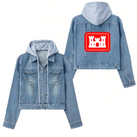 Discover United States Army Corps Of Engineers Dod Patch Women's Denim Jackets