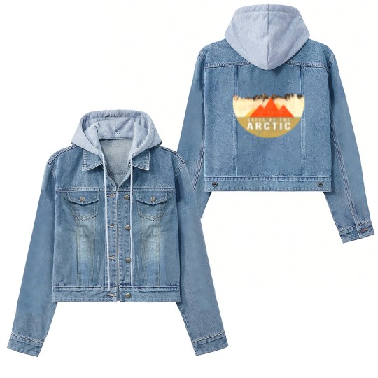 Discover Retro USA Mountain - Gates Of The Arctic National Women's Denim Jackets
