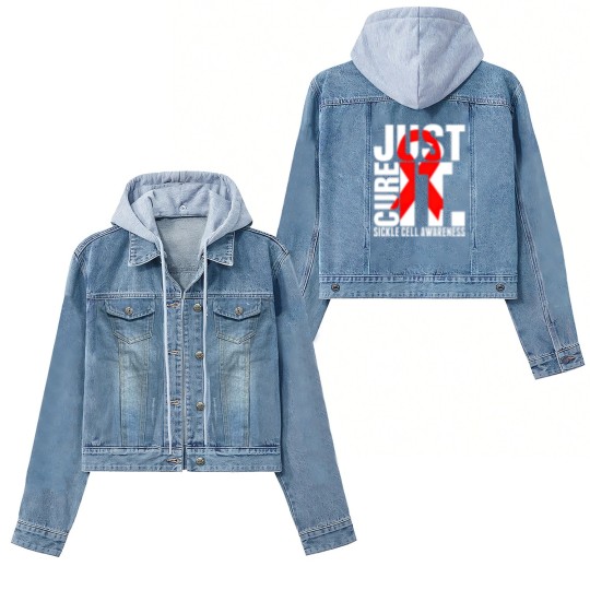 Discover Just Cure It Sickle Cell Awareness Women's Denim Jackets Women's Denim Jackets