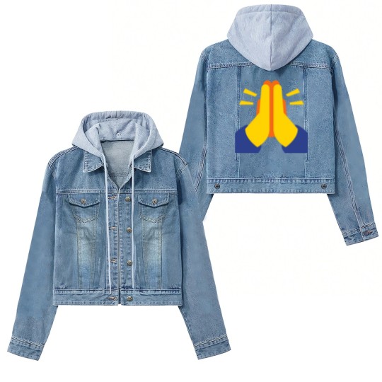 Discover Pray Emojis Women's Denim Jackets