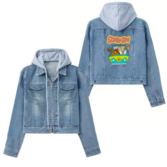Discover SCOOBY DOO Graphic Women's Denim Jackets size Large Warner bros Women's Denim Jackets