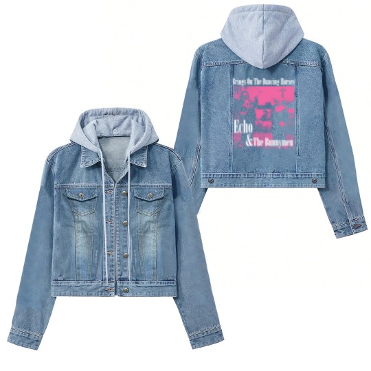 Discover vintage echo and the bunnymen fanmade - Echo And The Bunnymen - Women's Denim Jackets