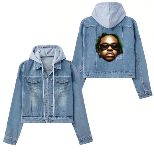 Discover GUNNA Women's Denim Jackets, Rare Hip Hop Graphic Print, Rap Women's Denim Jackets