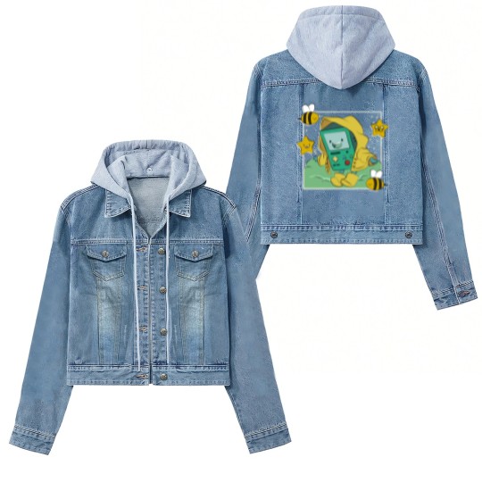 Discover Bimo _Beemo Cartoon - Adventure Time - Women's Denim Jackets