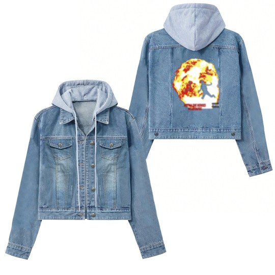 Discover Metro Boomin Not All Heroes Wear Capes Album Cover Women's Denim Jackets