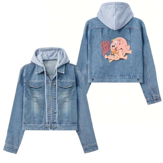 Discover Makin Bacon Relaxed Fit Women's Denim Jackets