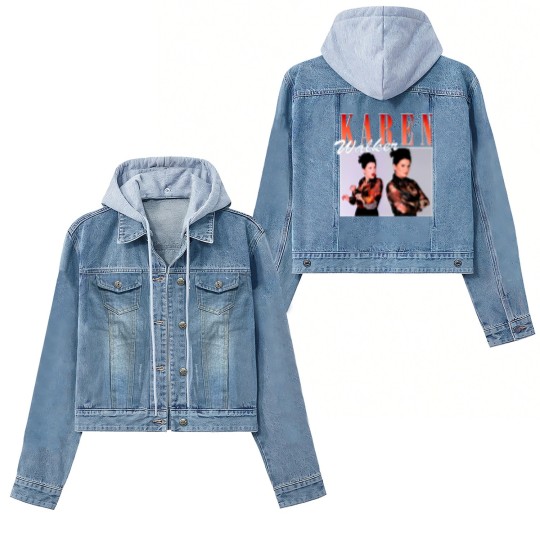 Discover Karen Walker Short Sleeve Famous Women's Denim Jackets Men and Women Women's Denim Jackets